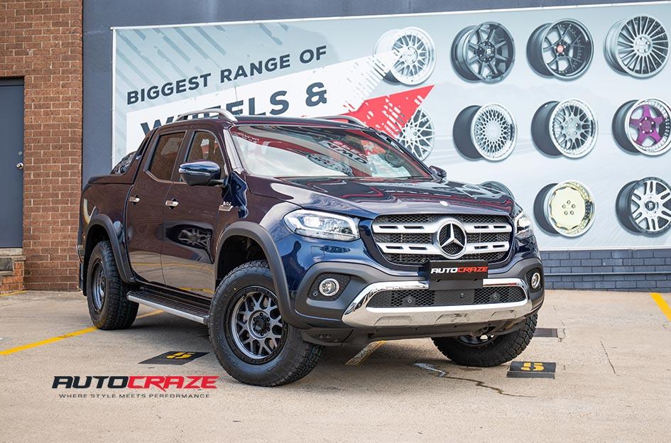 MERCEDES X CLASS GRENADE OR XD MATTE GREY MATTE BLACK LIP